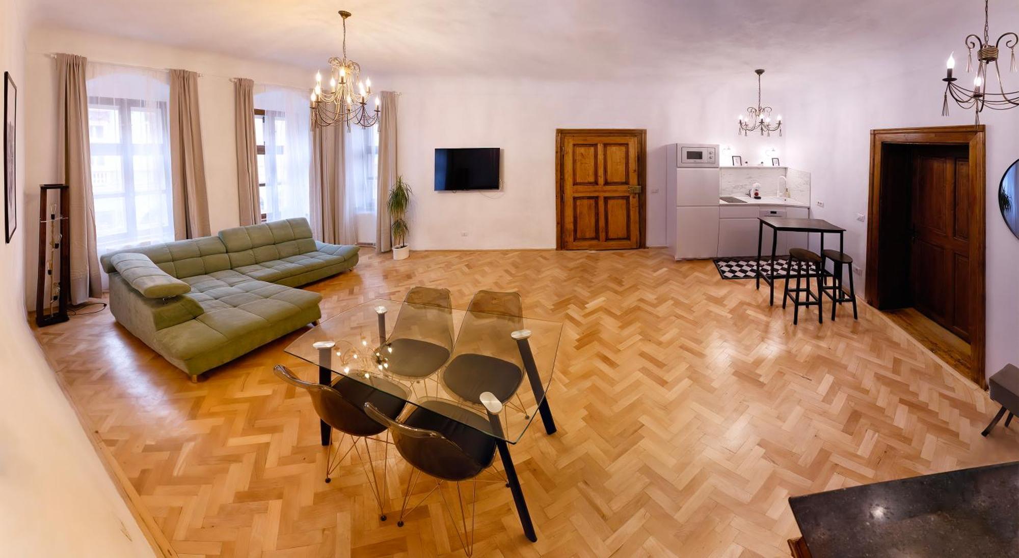 Hirscher Apartments 布拉索夫 外观 照片